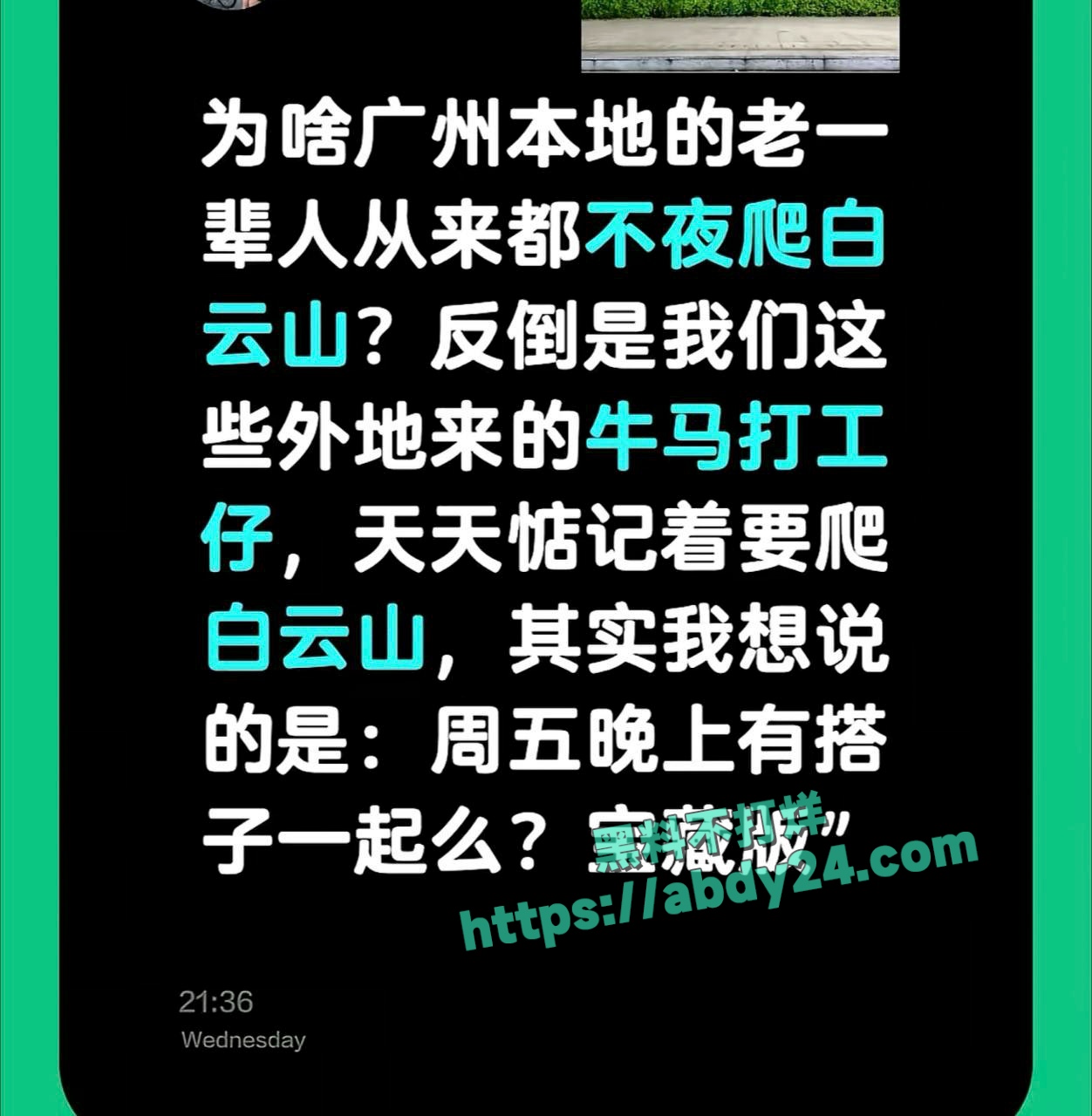 广州白云山惊现新型陪爬 3