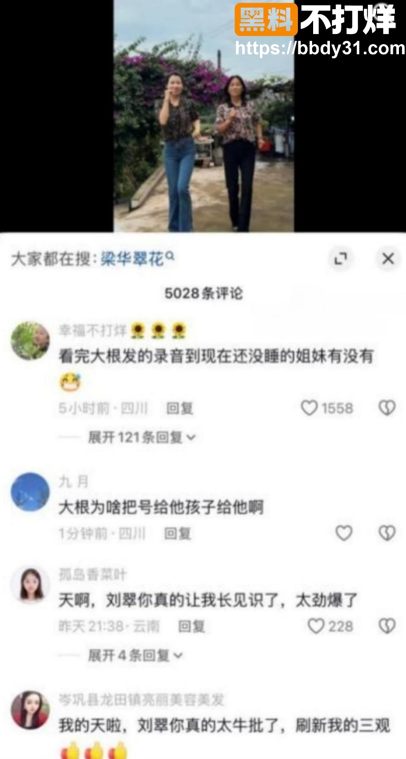 抖音翠小花婚内出轨前夫王大根录音曝光28