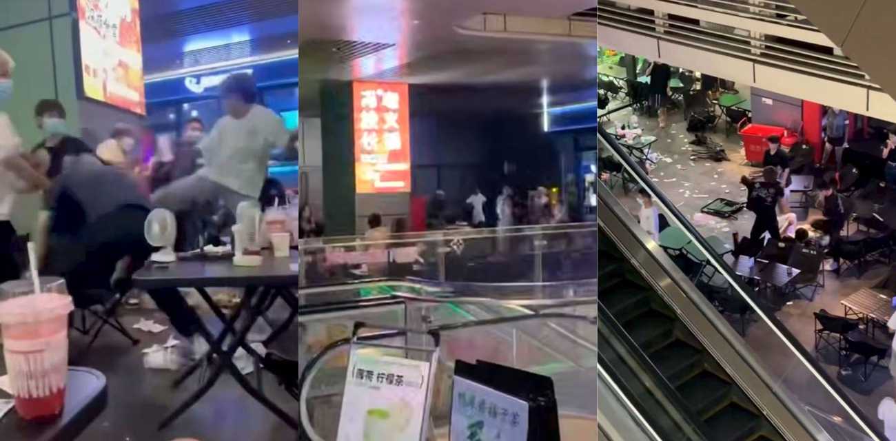 广东汕头多名精神小伙街头互殴 拳拳到肉的打架场面火爆 围观群众吃瓜不停