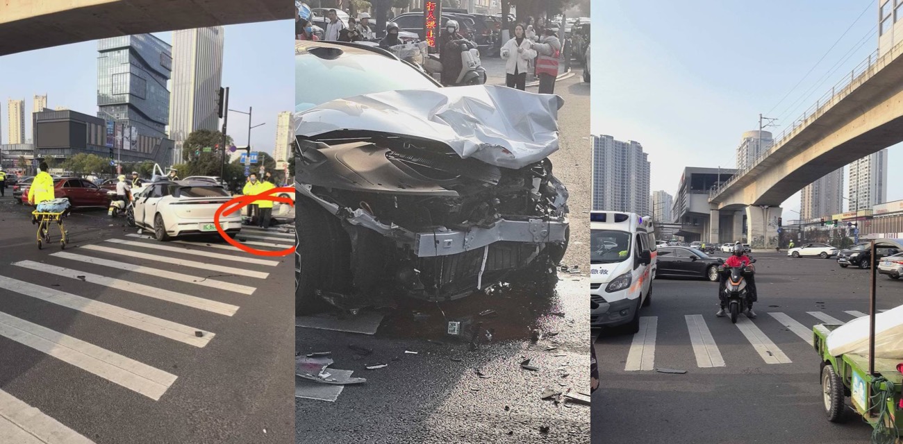 中金汇路口极氪车闯红灯狂飙引发车祸 聊天记录曝光极速飞车内幕