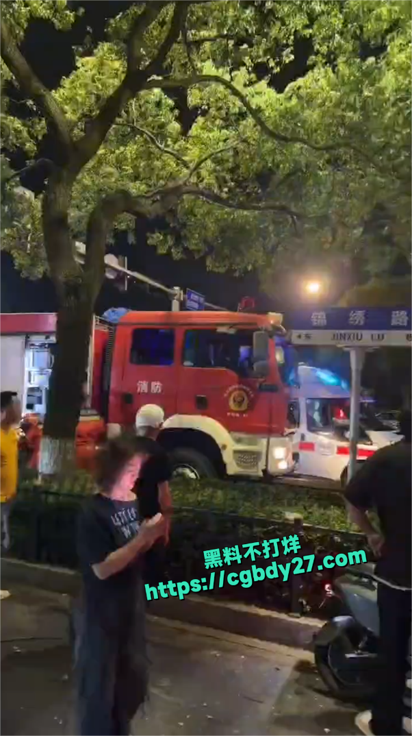 温州市区置信广场附近车祸2