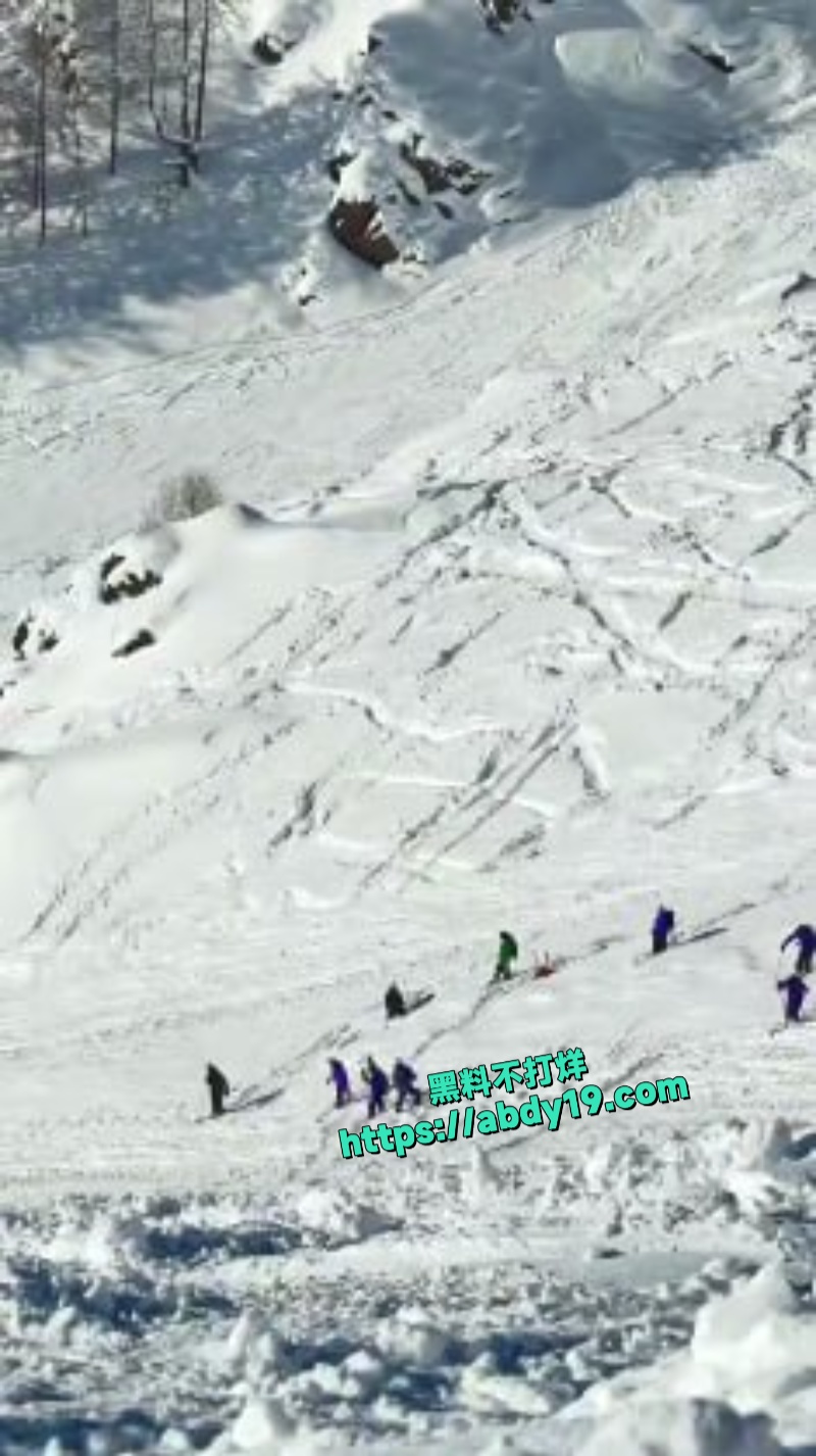 疆喀纳斯吉克普林滑雪场雪崩 5