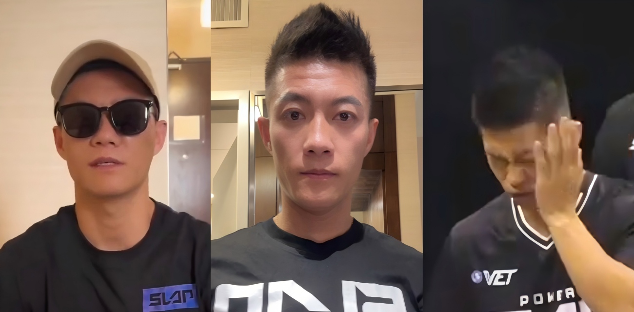 中国通背拳传人赵鸿 刚参加UFC扇耳光大赛 被对手KO 脸肿缝5针