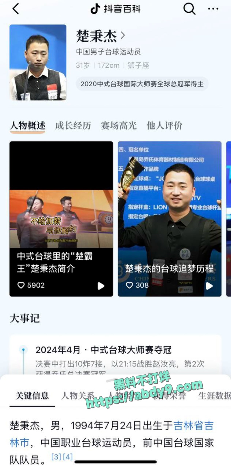 台球圈知名球手楚秉杰出轨 9