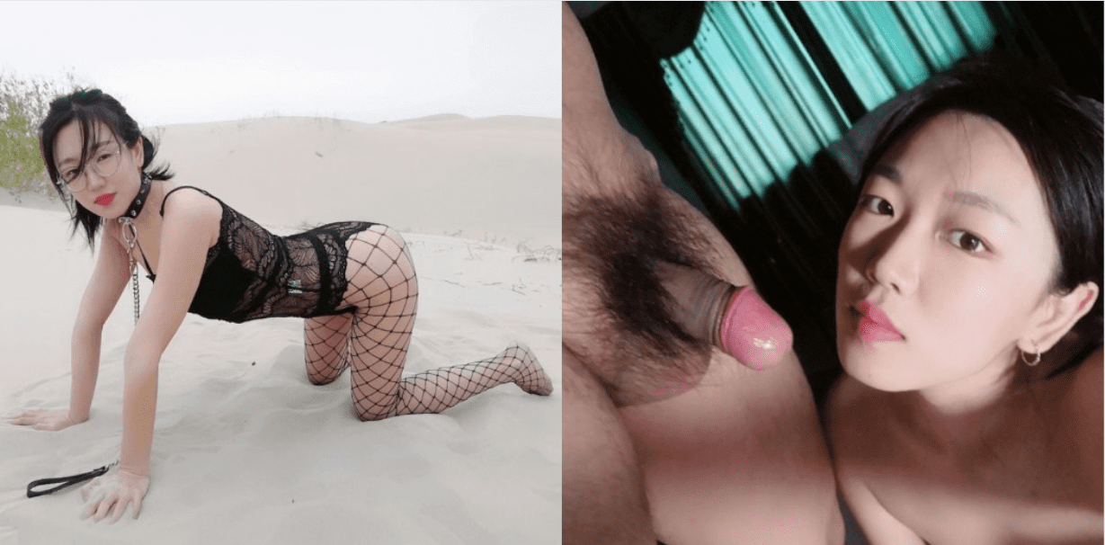 【网友自拍】邻居家的老婆平时非常有气质文静 没想到也玩狗趴这么骚 户外露出一点不紧张
