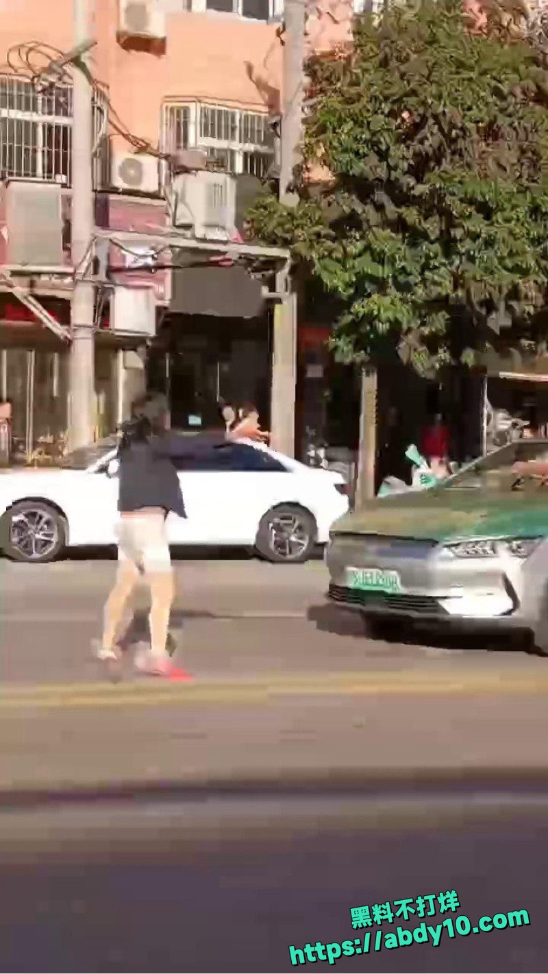 女子马路疯狂拦车装疯卖傻 7