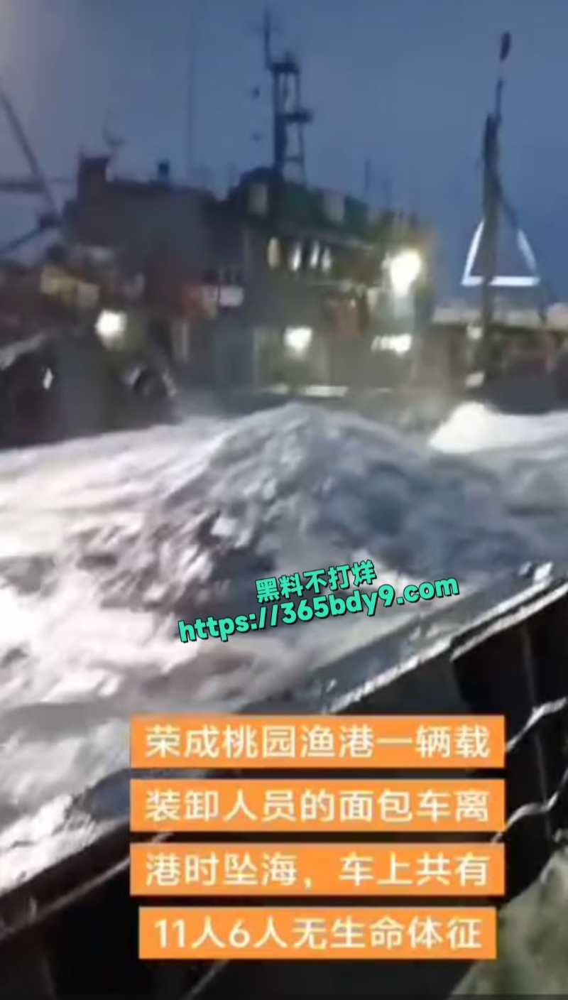 山东荣成市桃园渔港大事故1