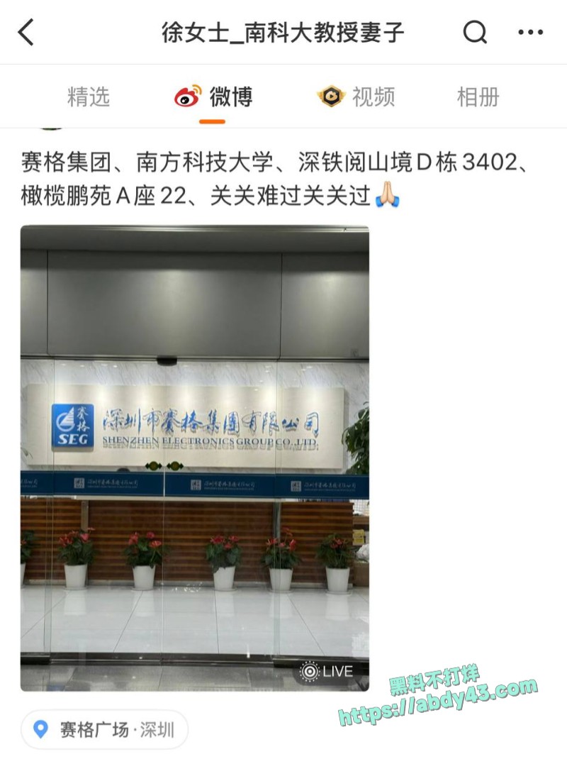 南科大教授徐景平包养小三38