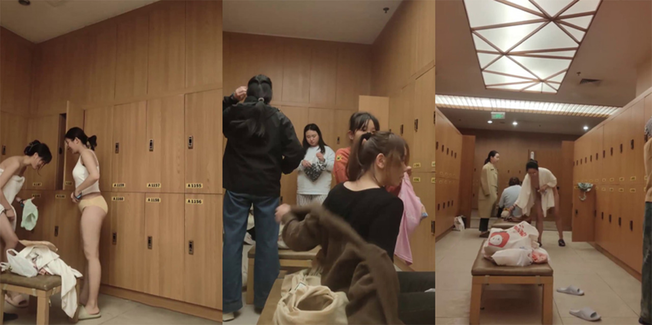 顶级反差巨乳少妇学生妹 温泉会所偷拍 洗澡换衣 茂密毛发骚劲诱人