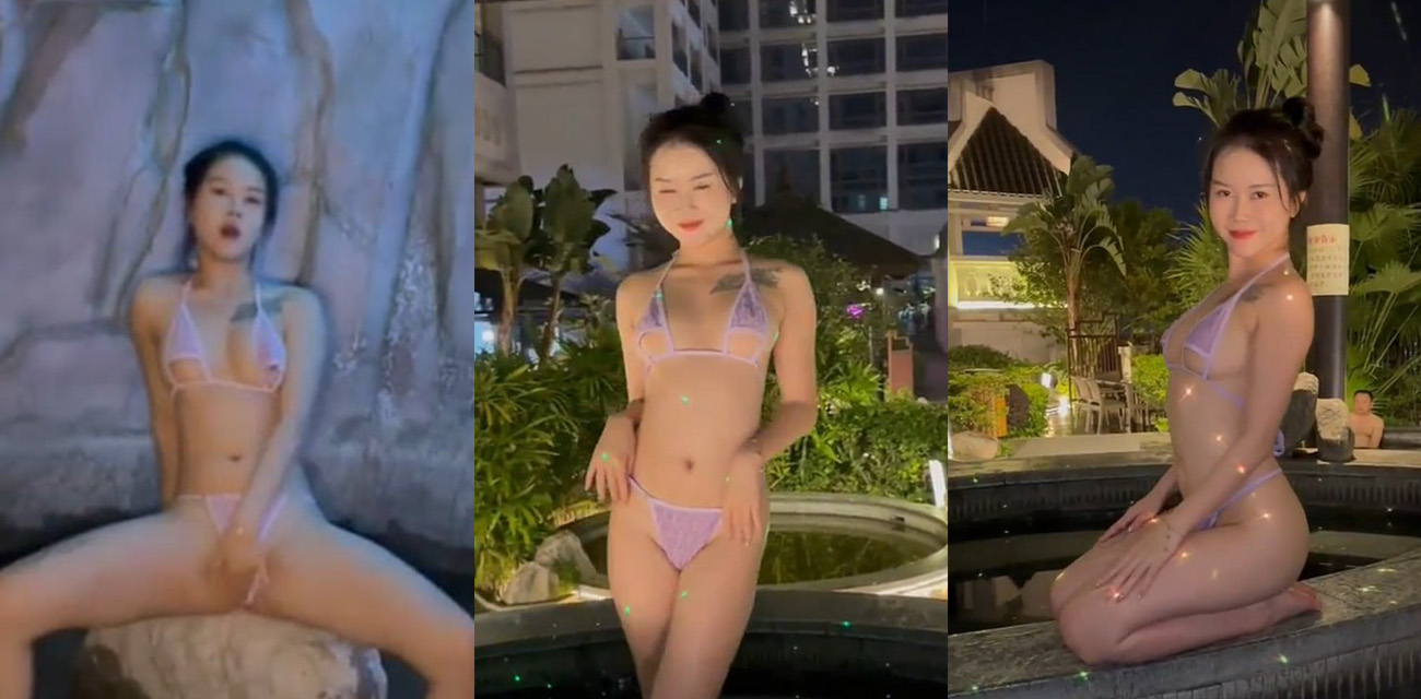高颜值女神晴宝不雅视频流出 身穿比基尼与金主大哥溶洞中探索蜜穴