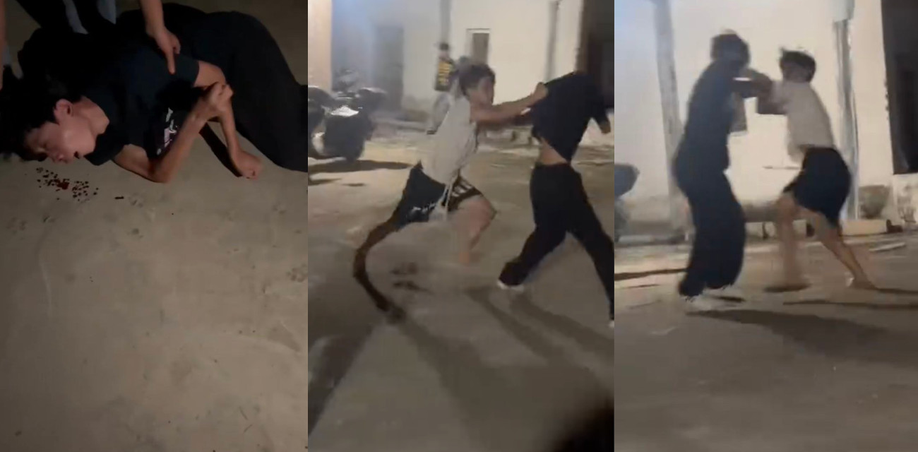 初中生打架没轻重 一小伙抽搐吐血了 这下摊上大事了 还敢打架吗？