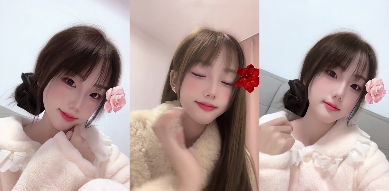 外表甜美清纯的精神小妹 私下被黄毛小伙带进酒店自拍