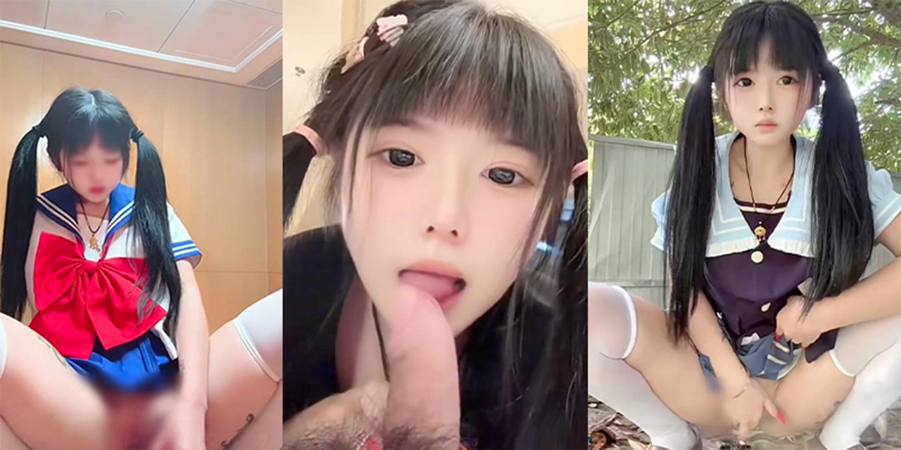 超嫩萝莉仅呆金主啪啪炸裂！双马尾萌妹露脸被后入浪叫嗲到骨子里