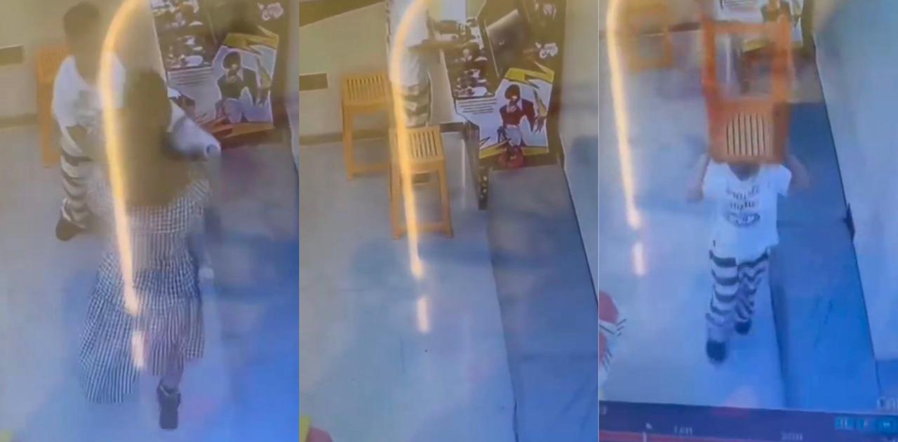 广西百色熊孩子用灭火器喷幼童致伤 家长失联拒赔后续复查费用引发众怒