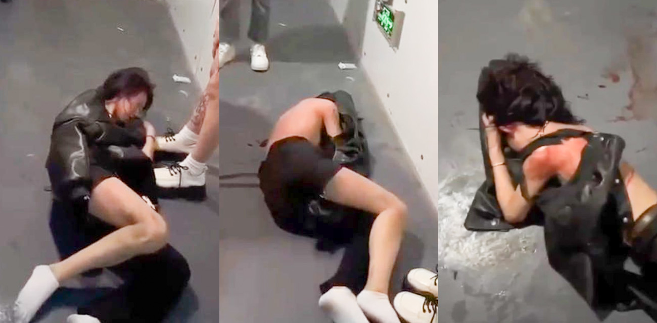 沈阳职业技术学校化妆班 小彤 遭受校园霸凌 精神小妹围堵轮流殴打满身是血