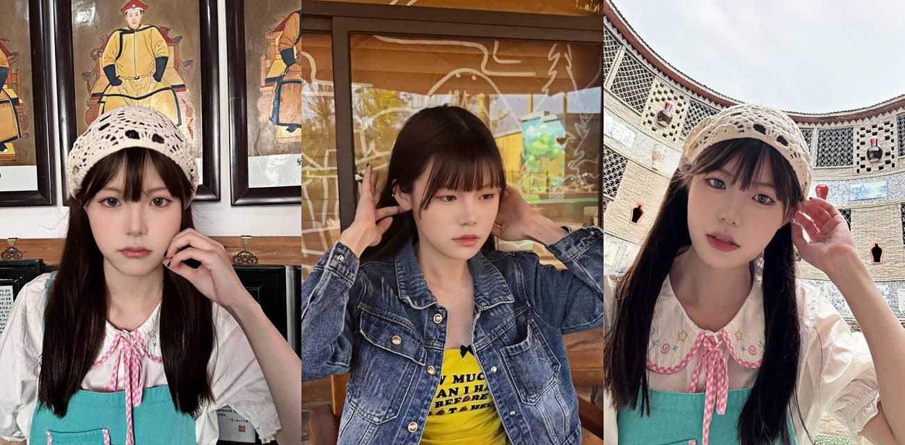 网调清纯女友日常甜美照 私下被调教成听话母狗自己抠逼自慰