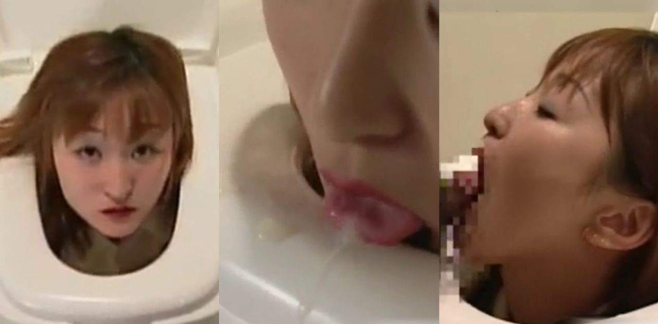 炸裂马桶肉便器 把母狗女友塞到马桶里尿在她脸上 只让她露出头来口交吞精