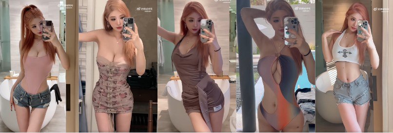 抖音/微博 超辣的林一 百万粉丝网红 巨乳嫩模大尺度福利45V合集