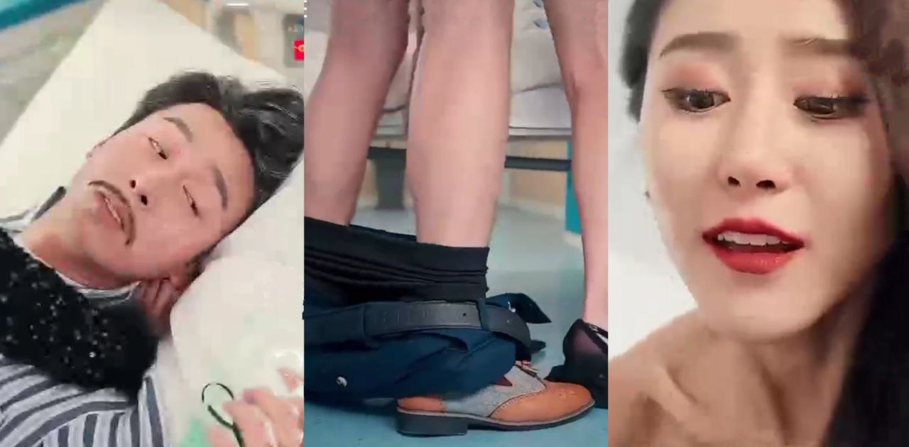 最炸裂网剧剧情来了 首富妻子内裤投毒毒杀首富 病床前情人一边后入一边告知首富
