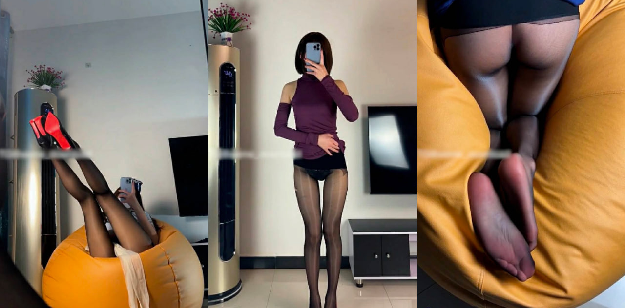抖音/微密圈旋转陀螺之 白龙猫女 流出超大微密圈福利！黑白丝袜拿捏广大狼友的内心！