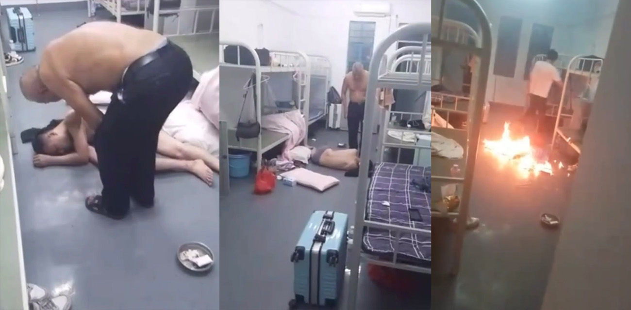 男子宿舍杀人后当场焚尸灭迹 手段极度残忍 警察快速到达现场将凶手抓获伏法!