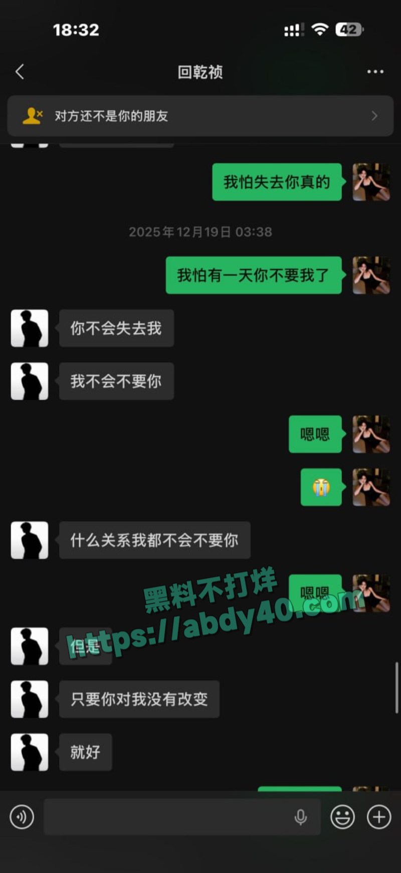恋爱期间聊天记录1