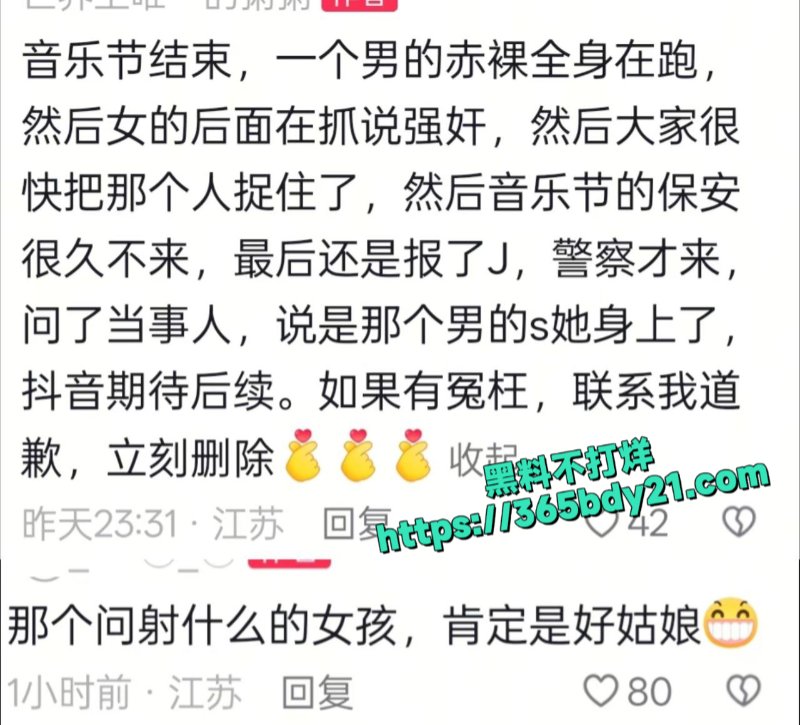 南京音乐节事件女主发声5
