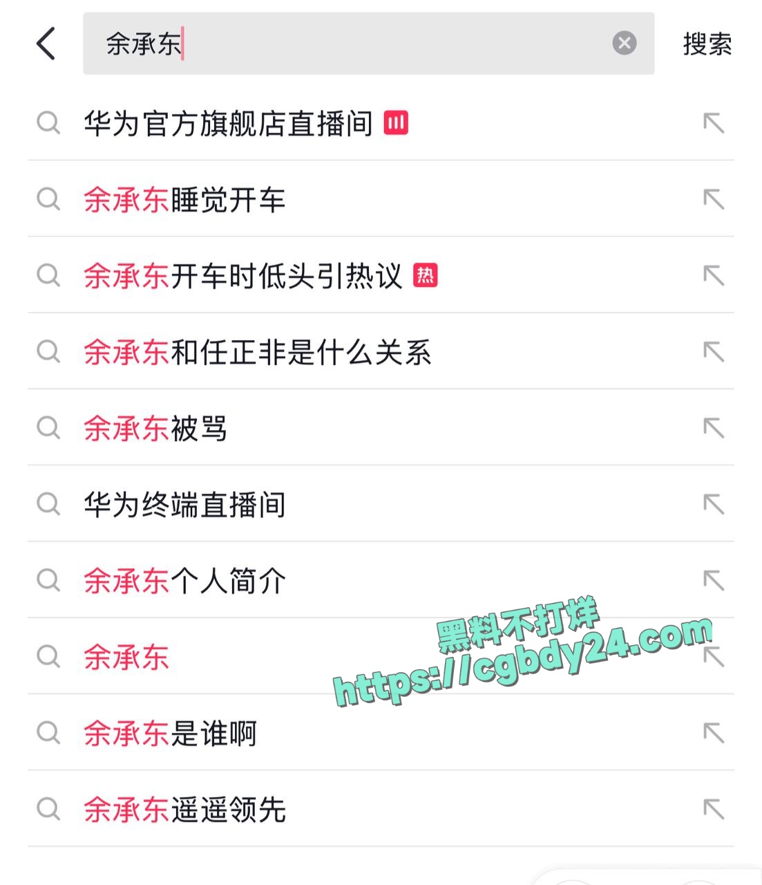 华为常务董事终端BG董事长余承东开车低头睡觉4