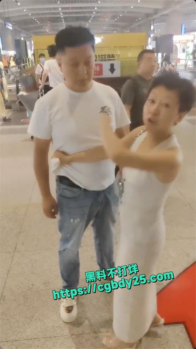 西安北站拖行女子2