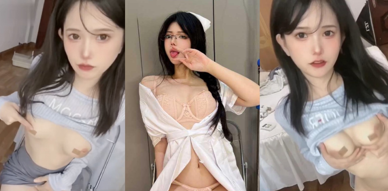 清纯福利姬学生妹骚的慌 掀衣摸巨乳 足交假屌动作停不下来