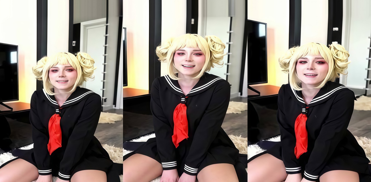 俄罗斯白虎女神SweetieFox 水手服跪地深喉 颜射白浆糊脸 这骚样绝了