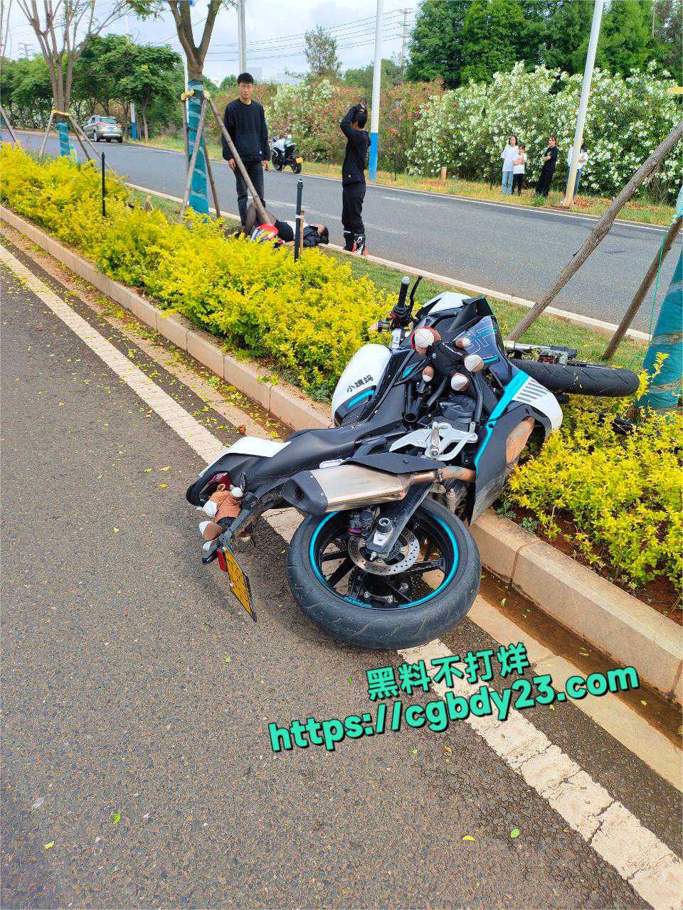 女骑士车祸1