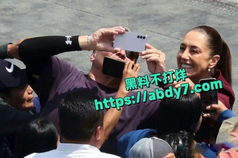 墨西哥女总统谢因鲍姆遭街头性骚扰 2