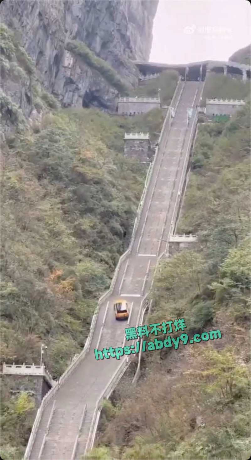 奇瑞风云X3L天门山天梯挑战失败 6