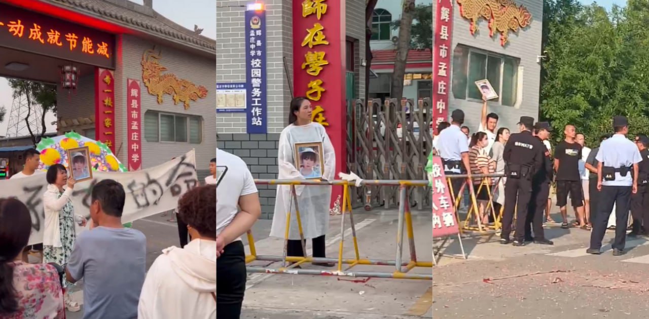 河南辉县孟庄中学15岁女学生 军训时倒地无人送往医院救治身亡！校方居然当着家人的面说是小孩自己睡死了