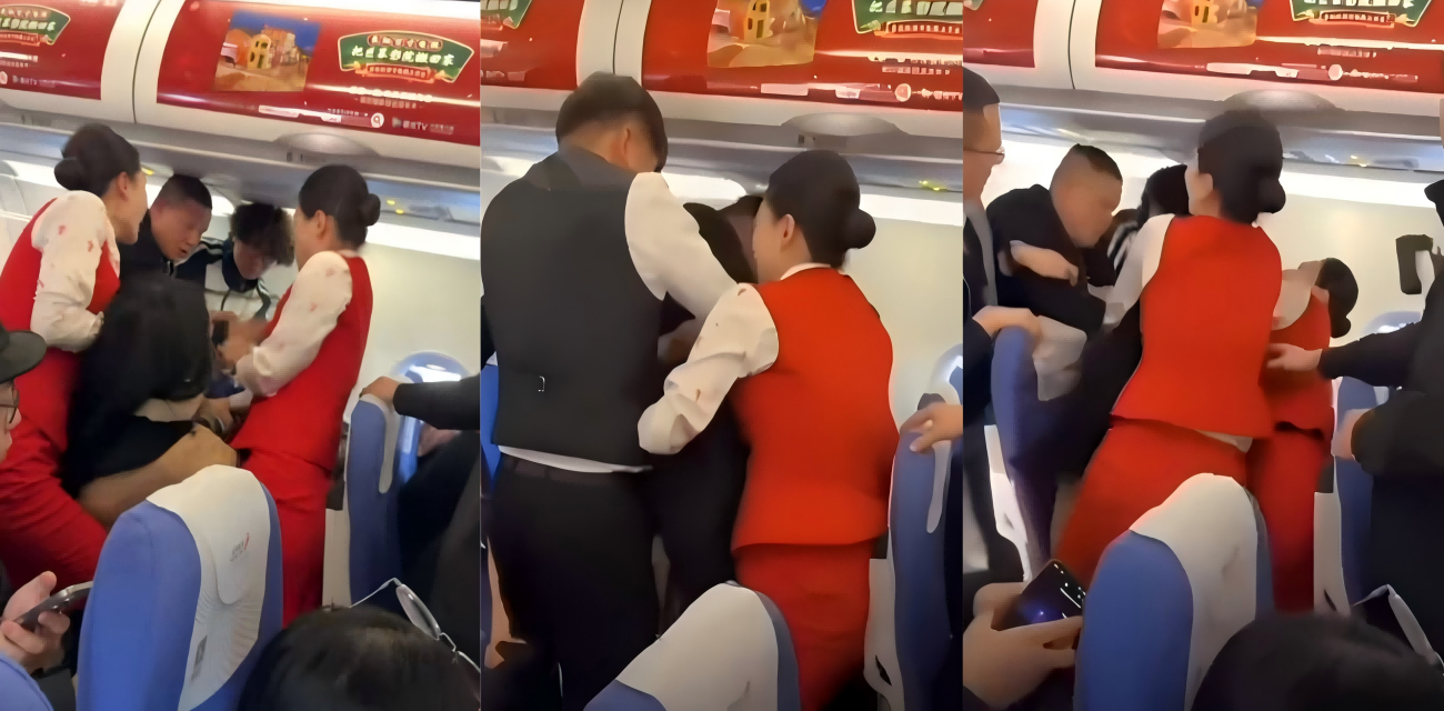 深圳航空航班大乱斗 乘客打架空姐被咬伤 延误2小时真相曝光