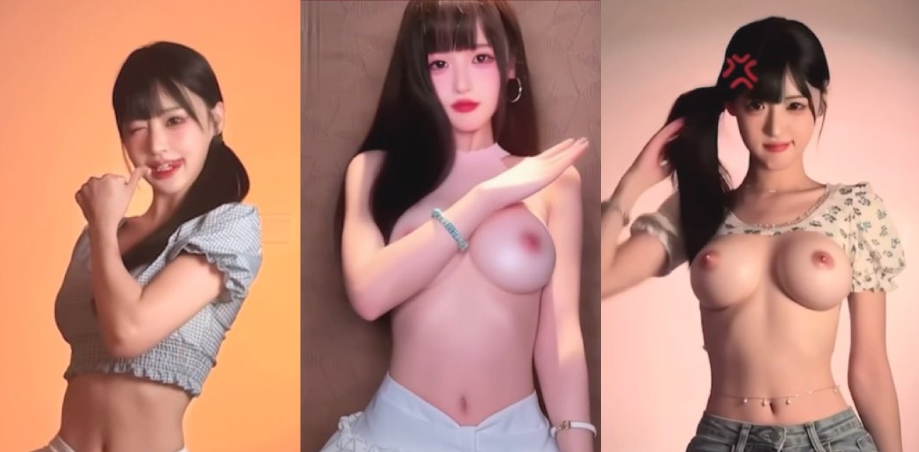 抖音3000w粉丝冯提莫&兔总裁 AI裸舞开源 36E爆乳校服泳装短裙抖音风短发摇臀扭腰