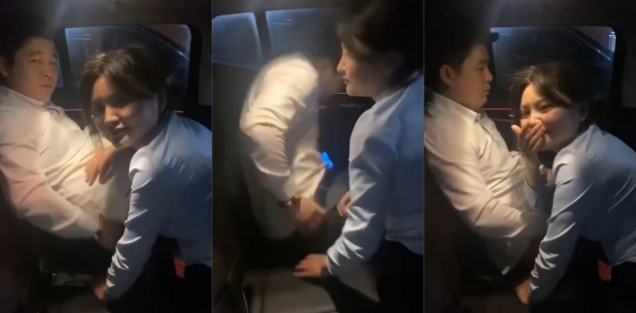 知舟金服 周传龙 车震出轨当场被抓 声称烟头掉裤裆里 女同事只是帮忙灭烟头 太逆天了！