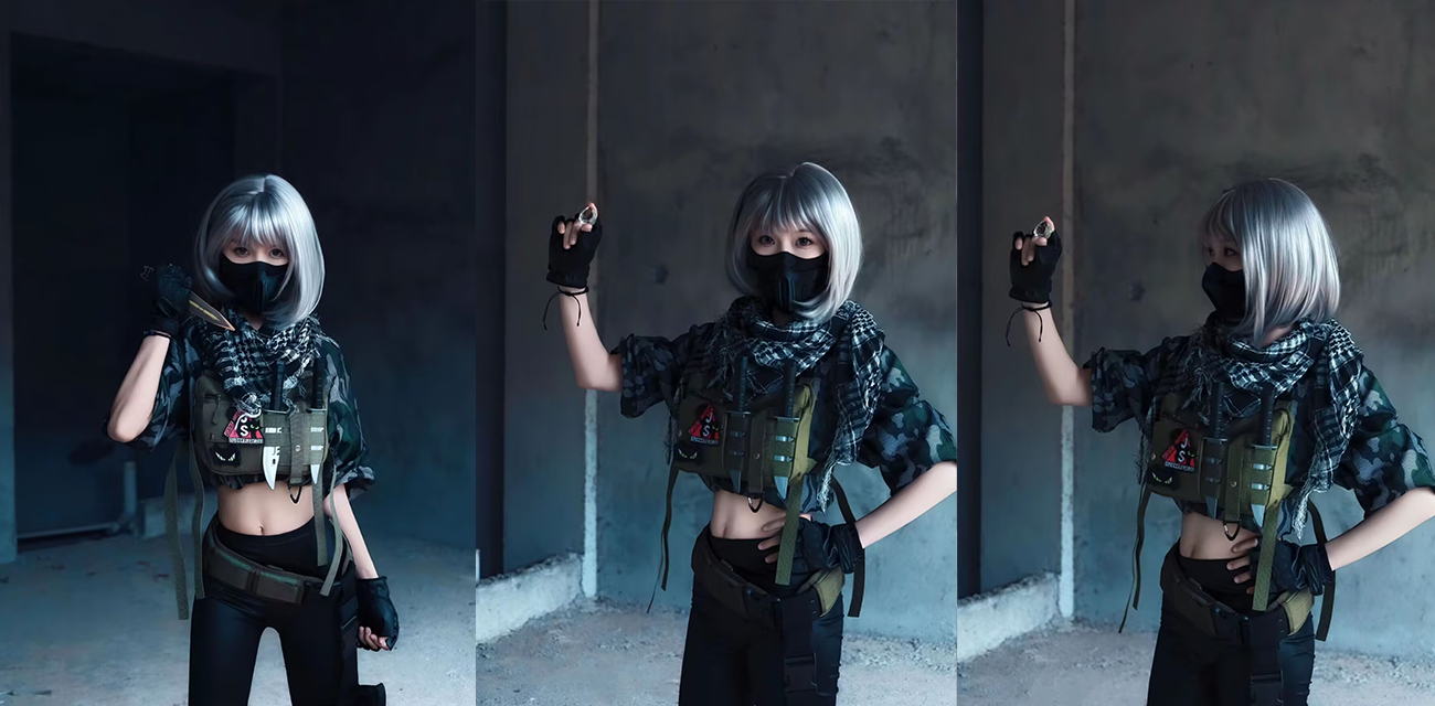推特福利姬小狗pro 身穿三角洲cos服被主人SM调教 最后被狠狠内射