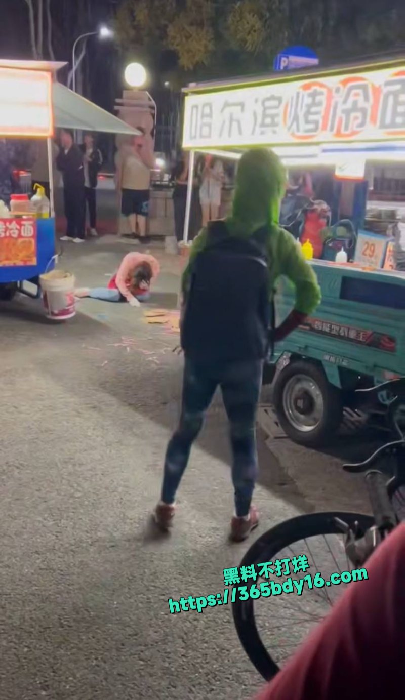 哈尔滨夜市打架视频 8