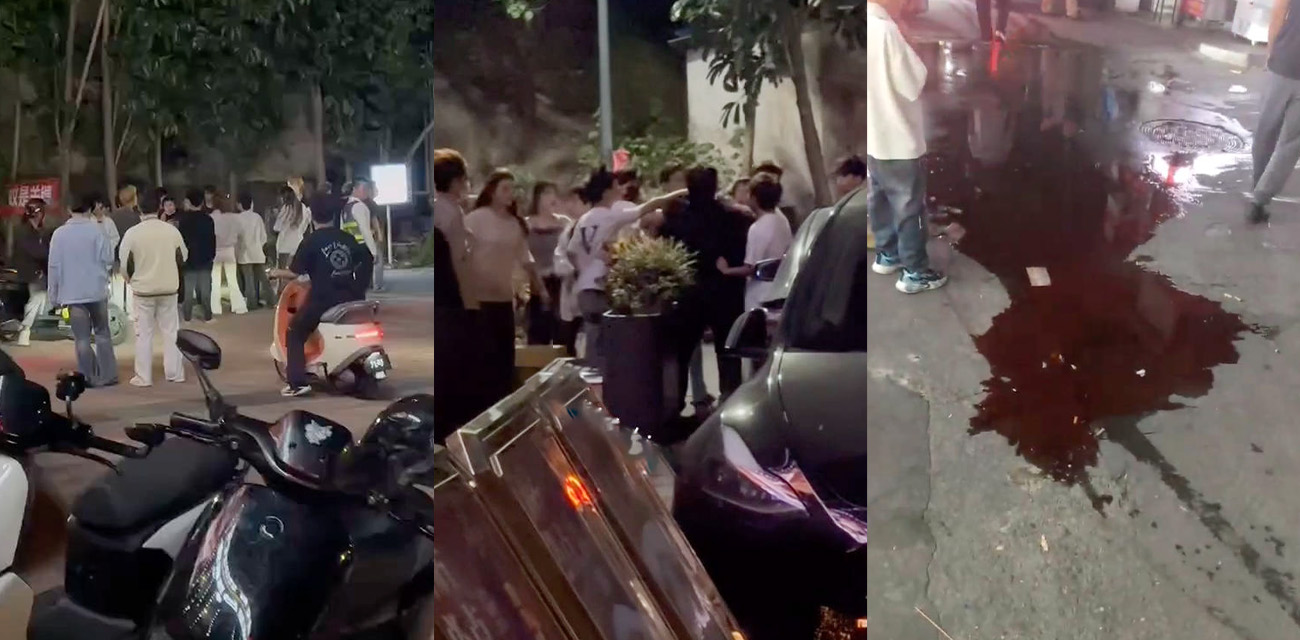 精神小伙飙车队万和街头刀架约战 初生牛犊不怕虎砍完人就跑 据说有人死亡
