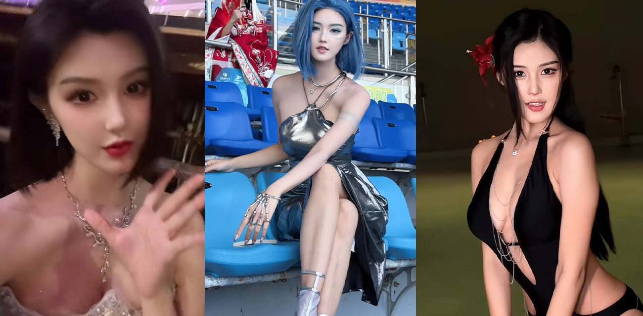 抖音286W粉丝第一车模程儿 顶级走光视频曝光 大秀奶头不穿内裤裙底风光一览无余