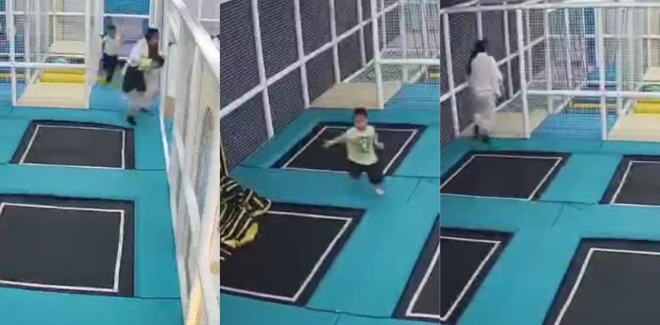 台州临海三岁男童喝古茗珍珠奶茶后玩蹦床窒息身亡 监控曝光珍珠卡喉惊魂一刻 家长怒斥店家未告知风险