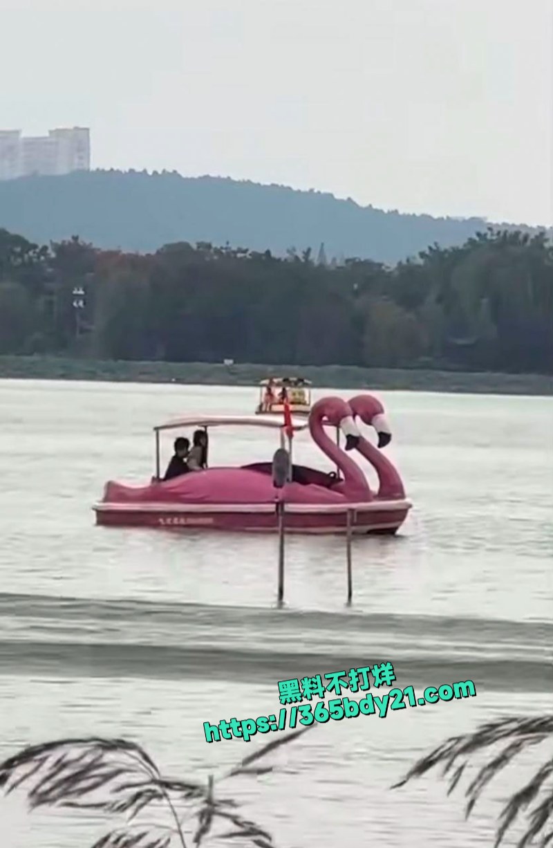 小情侣景区湖中游船上做爱被偷拍 5