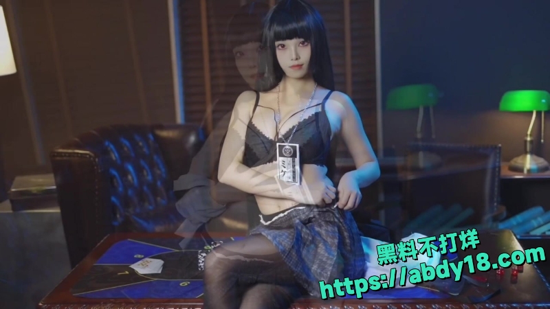 蛇喰夢子COS黑丝猫尾扭动4