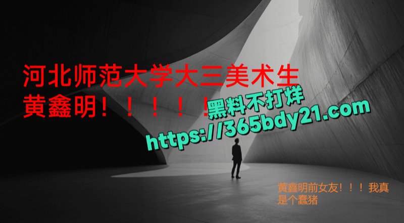 河北师范大学大三美院学生黄鑫明