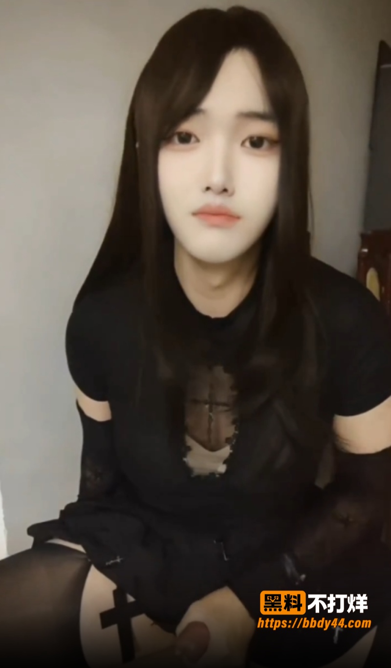 甜美可爱伪娘楚小盐居家手冲4