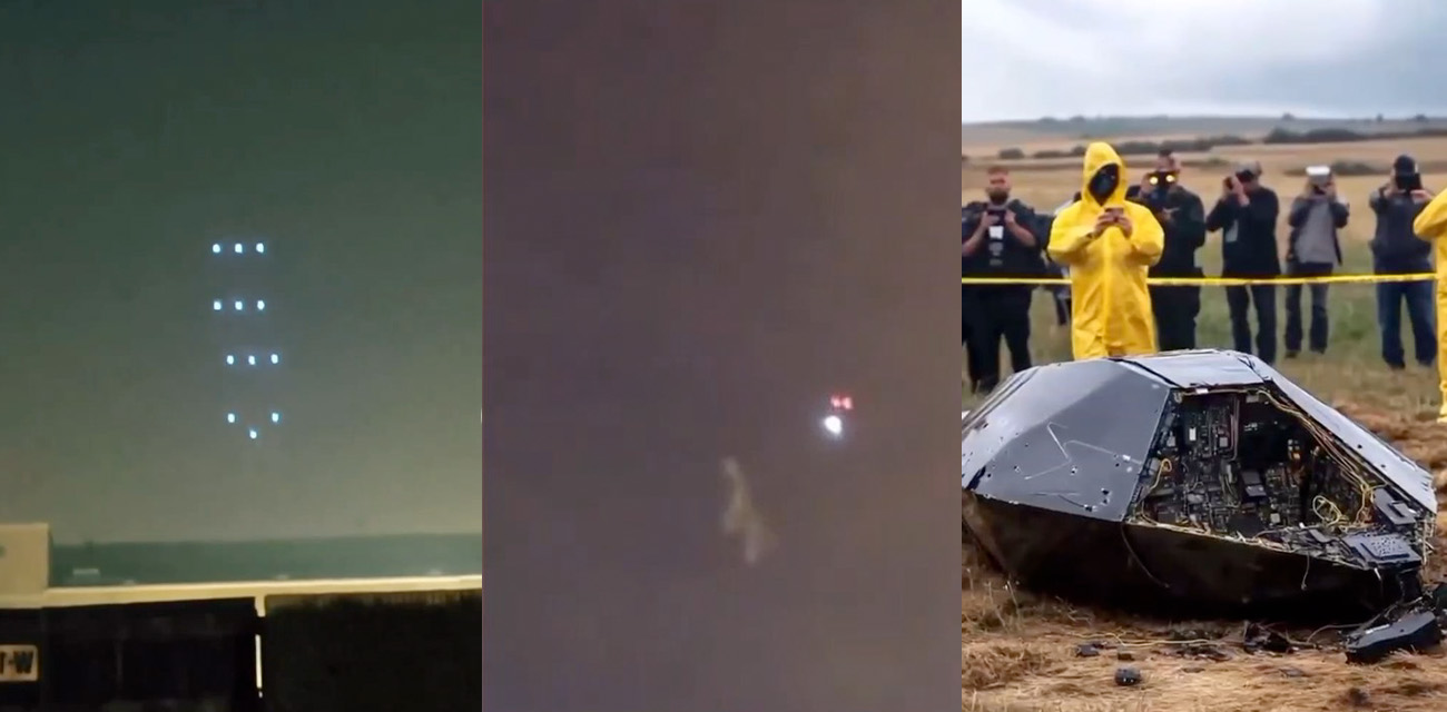 美国新泽西州惊现UFO 太容易目击使得在网络平台上疯传 甚至还有疑似UFO残骸坠落视频流出