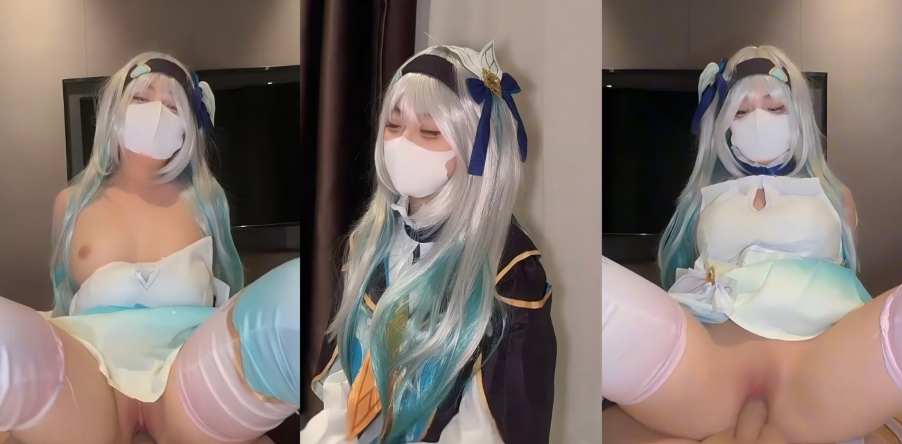 糖心极品福利姬小欣奈 崩坏星穹铁道流萤COS 主动口穴服务哥哥巨肉棒