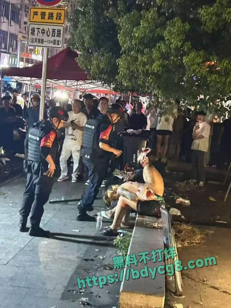 瑞安塘下刀仔血腥砍人5